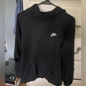 Nike Women's Black Hoodie Sweater